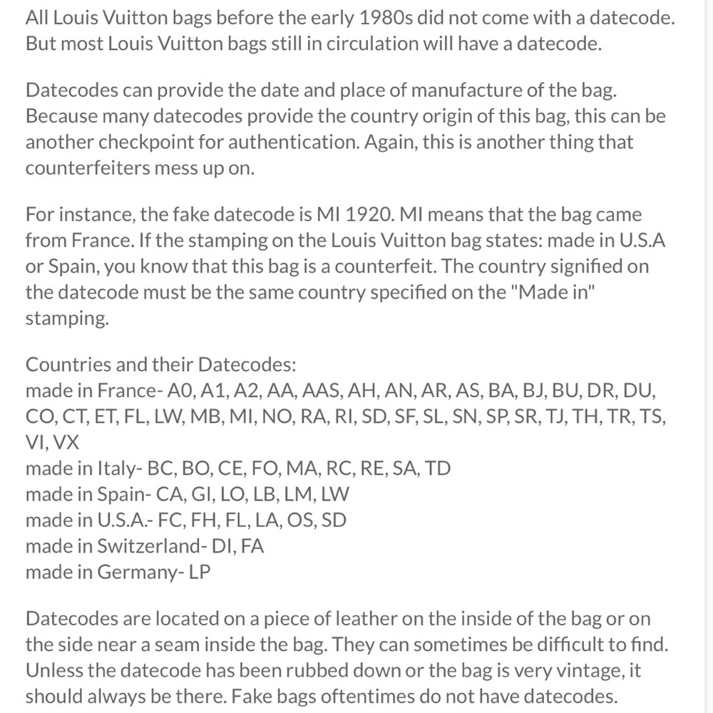Authenticate your Louis Vuitton
